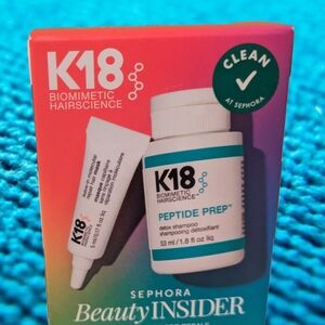 NWT K18 Peptide Shampoo & Leave-in Mask